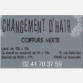 CHANGEMENT D'HAIR - LA TESSOUALLE